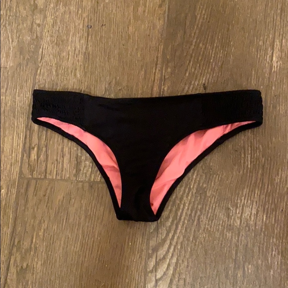 PINK Black Bikini Bottom